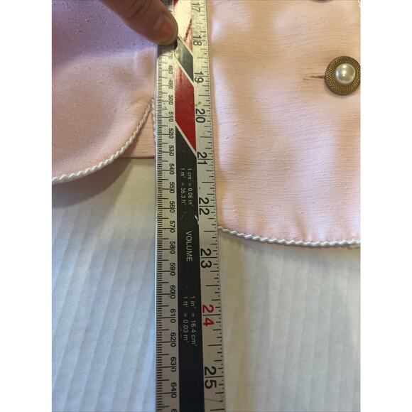 Vtg Leslie Fay Dresses Soft Pink Skirt and Jacket Set Size 8 - Picture 10 of 12